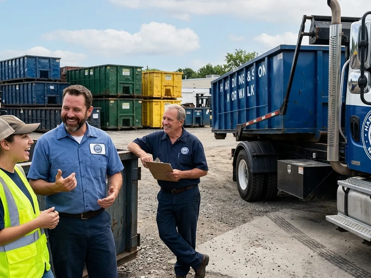 Harding & Son Dumpster Rental office team member