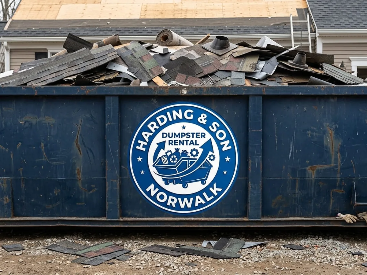 Roofing Dumpster Rental in Norwalk, CT